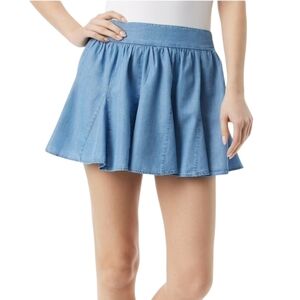 Jessica Simpson Women's Pleated Skort Blue Size M Medium